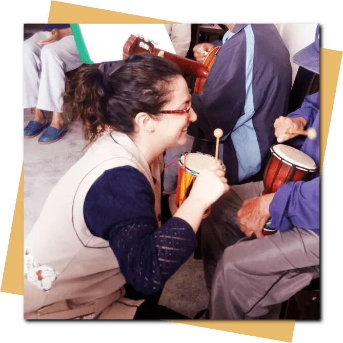 Sessão de Musicoterapia