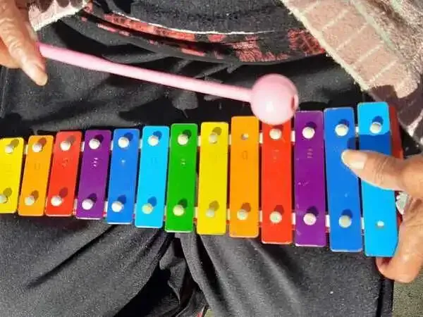 Sessão de Musicoterapia